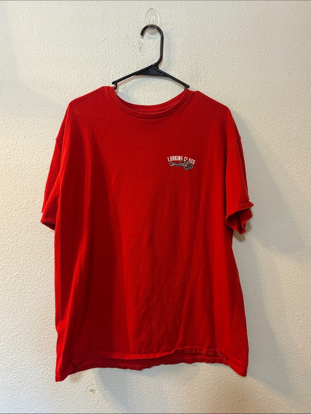 Lurking Class Red Graphic Crewneck T‑Shirt